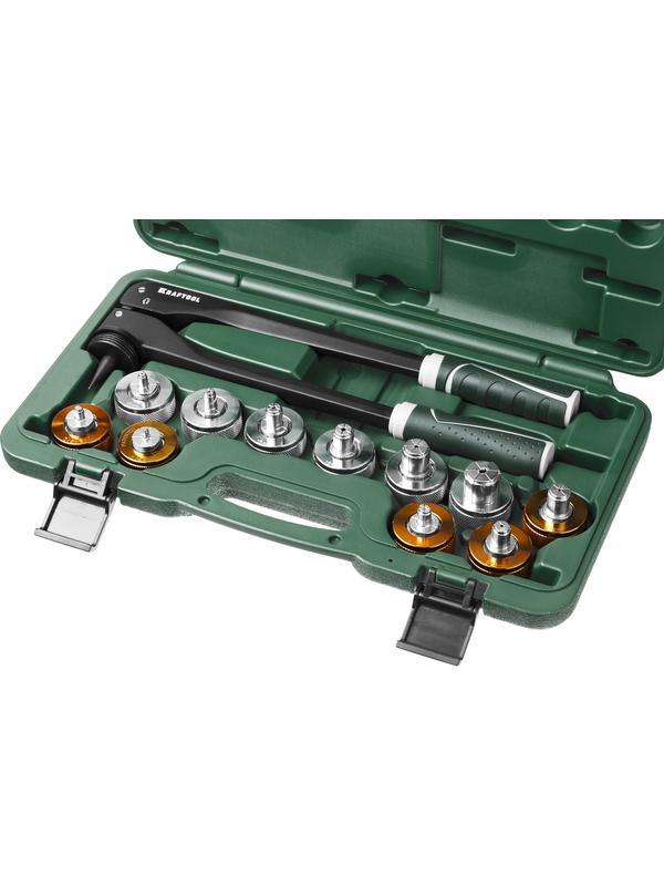 KRAFTOOL Pro Cut, 10 - 28 мм, 1/4 - 3/4″, расширитель-калибратор для труб (23650-H12)