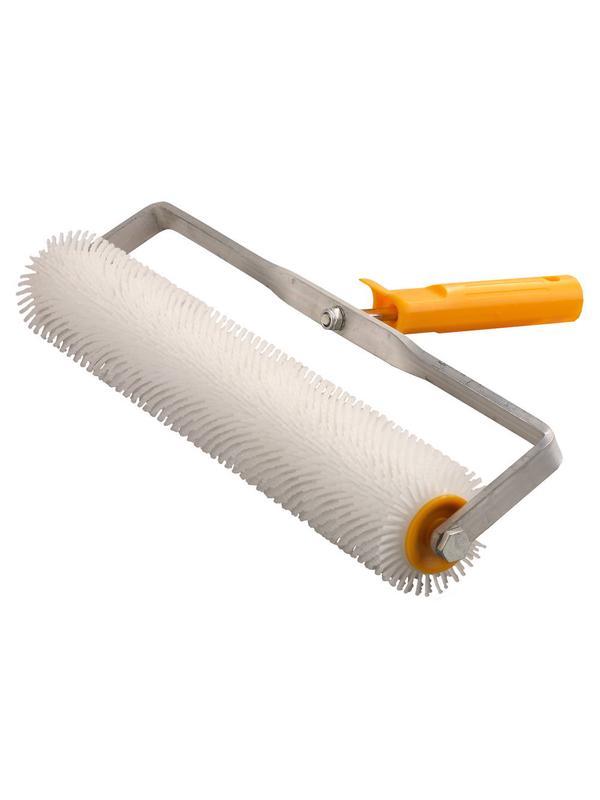 STAYER 75 х 400 мм, бюгель 8 мм, пластмассовые иглы, игольчатый валик для наливных полов в сборе, Professional (03951-40)