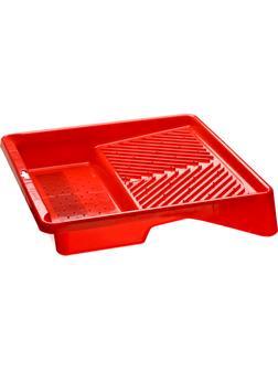 ЗУБР 360 х 360 мм, 1.3 л, для валика 270 мм, малярная пластмассовая ванночка, Профессионал (06055-27)