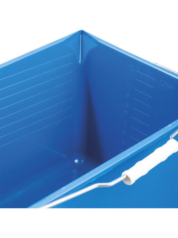 ЗУБР 12 л, высокопрочное, малярное пластиковое ведро, Профессионал (0609-12)