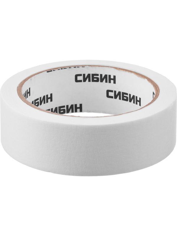 СИБИН 30 мм х 25 м, креповый, малярный скотч (12111-30)