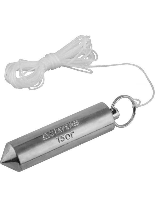 STAYER 5 м, 150 г, строительный отвес со шнуром (0635-15)