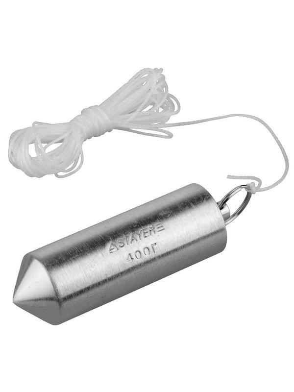 STAYER 5 м, 300 г, строительный отвес со шнуром (0635-30)