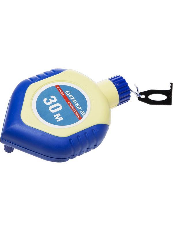 STAYER 30 м, 110 г, разметочный шнур-отвес в двухкомпонентном корпусе, Professional (2-06381)