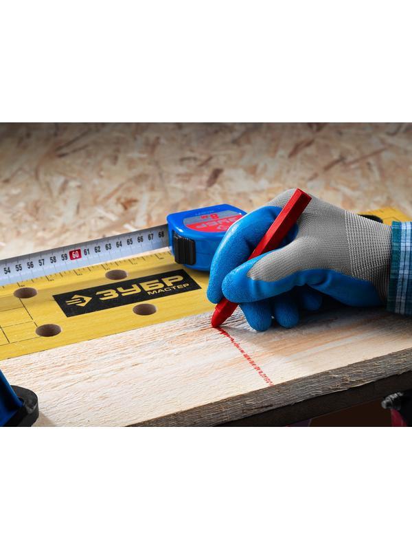 ЗУБР желтые, 6 шт, разметочные восковые мелки, Профессионал (06330-5)