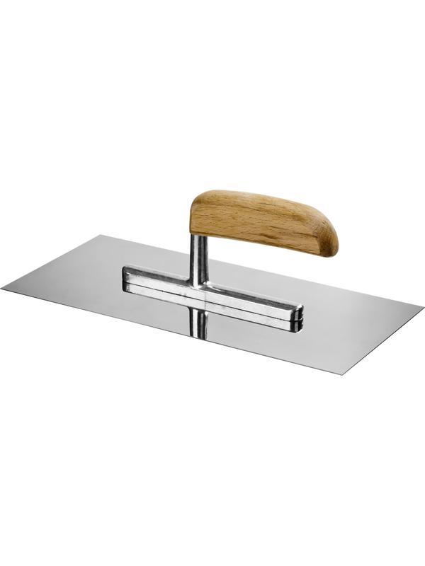 ЗУБР 130 х 280 мм, буковая ручка, штукатурная гладилка, Профессионал (0806)