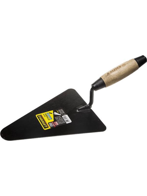 STAYER 200 мм, деревянная ручка, кельма бетонщика (0821-2)