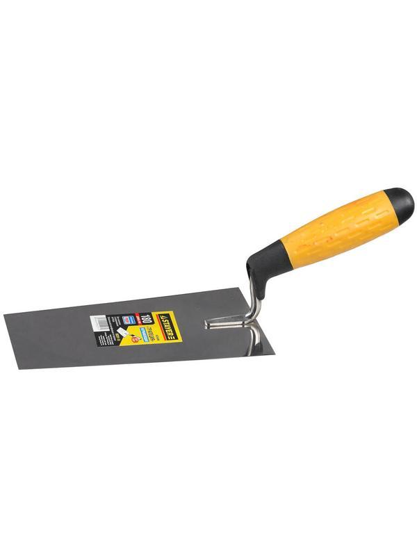 STAYER 180 мм, нержавеющее полотно, 2-х компонентная рукоятка, кельма трапеция, Professional (08291-18)