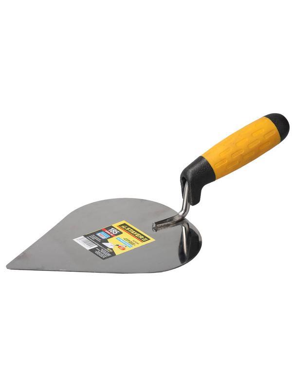 STAYER 185 мм, нержавеющее полотно, 2-х компонентная рукоятка, кельма сердце, Professional (08293)