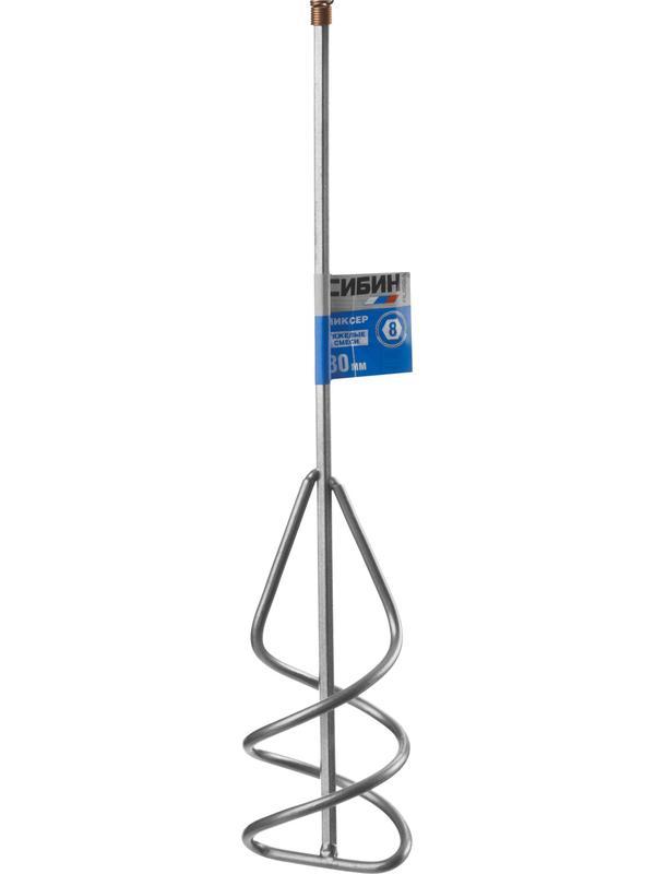 СИБИН 80 х 400 мм, шестигранный хвостовик, миксер для песчано-гравийных смесей (06048-08-40)