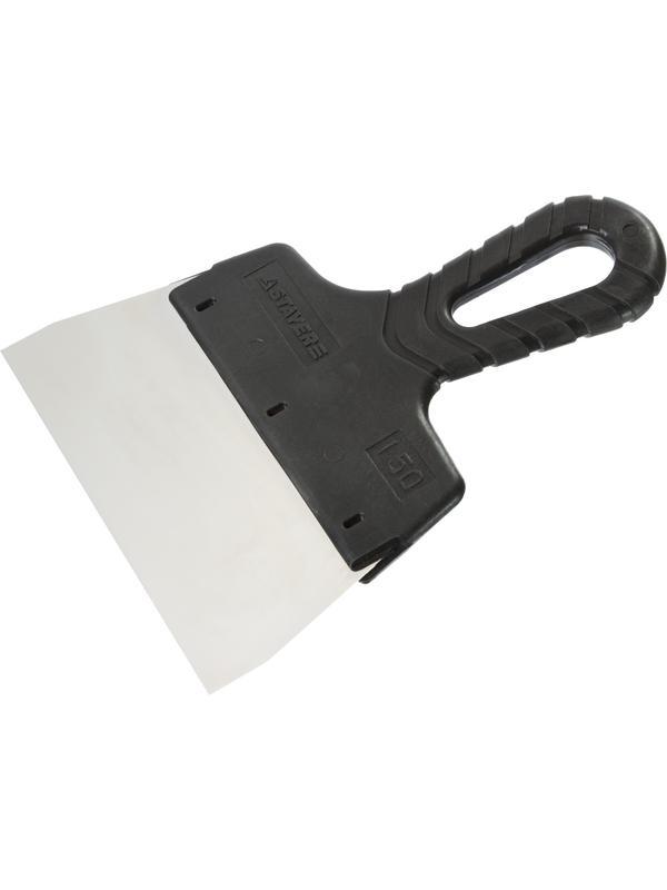 STAYER PROFlat, 150 мм, пластиковая ручка, нержавеющий, фасадный шпатель, Professional (1008-15)