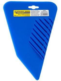 STAYER MAXFlat, 280 мм, суперэластичный пластмассовый, шпатель прижимной для обоев (10205)
