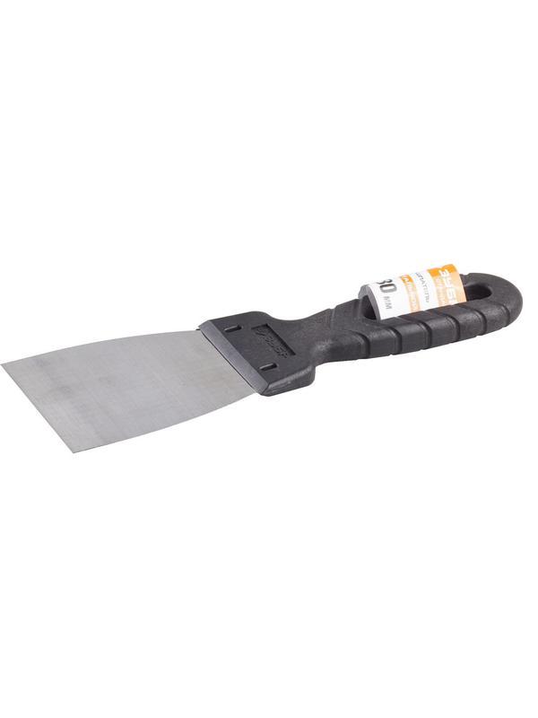 ЗУБР 80 мм, пластиковая ручка, стальной, шпатель (10052-08)