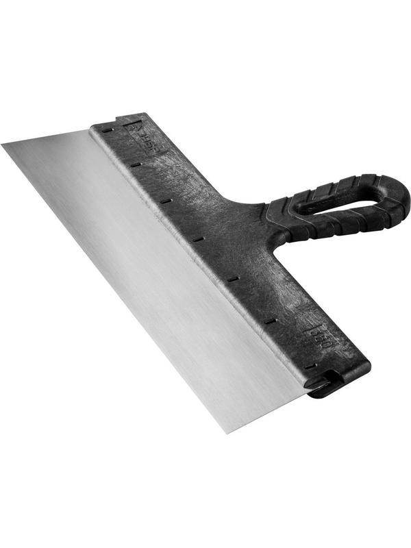 ЗУБР 350 мм, пластиковая ручка, стальной, фасадный шпатель (10052-35)