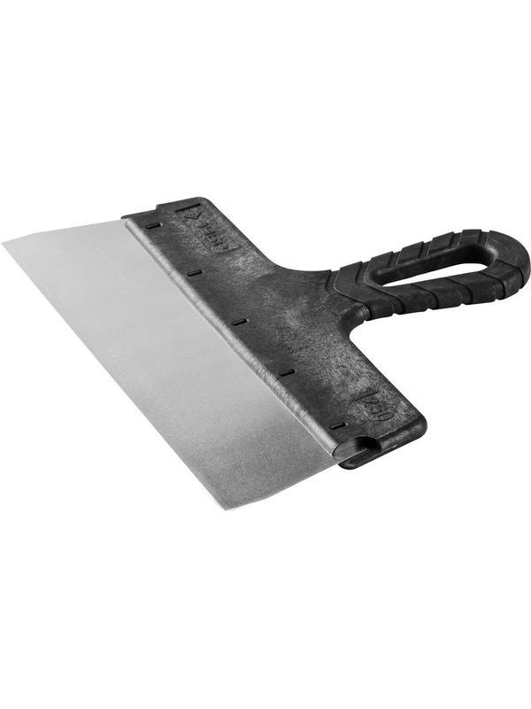 ЗУБР 250 мм, пластиковая ручка, нержавеющий, фасадный шпатель (10077-25)