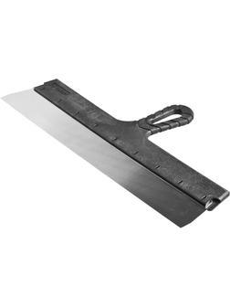 ЗУБР 450 мм, пластиковая ручка, нержавеющий, фасадный шпатель (10077-45)