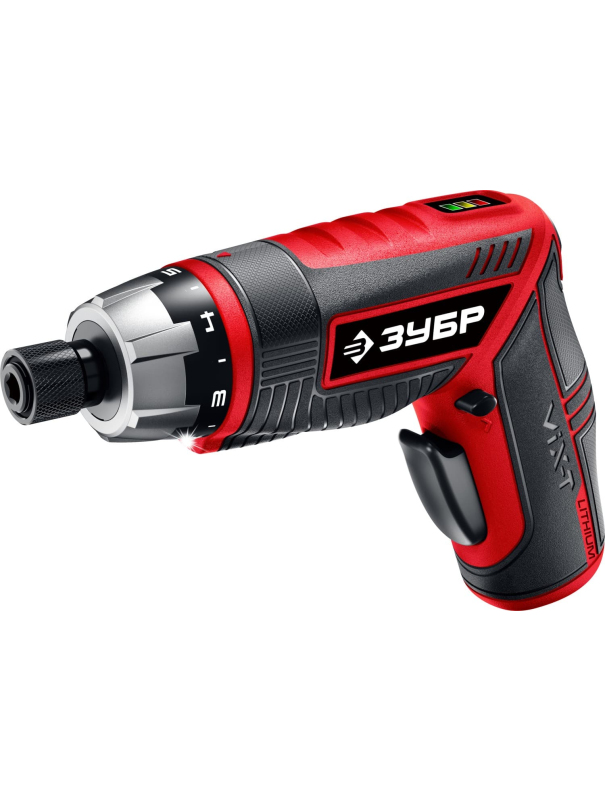 Отвертка-трансформер аккумуляторная ЗУБР ViX-T ЗО-ЕМ-3.6 Ли 3.6 В, кейс, 10 бит