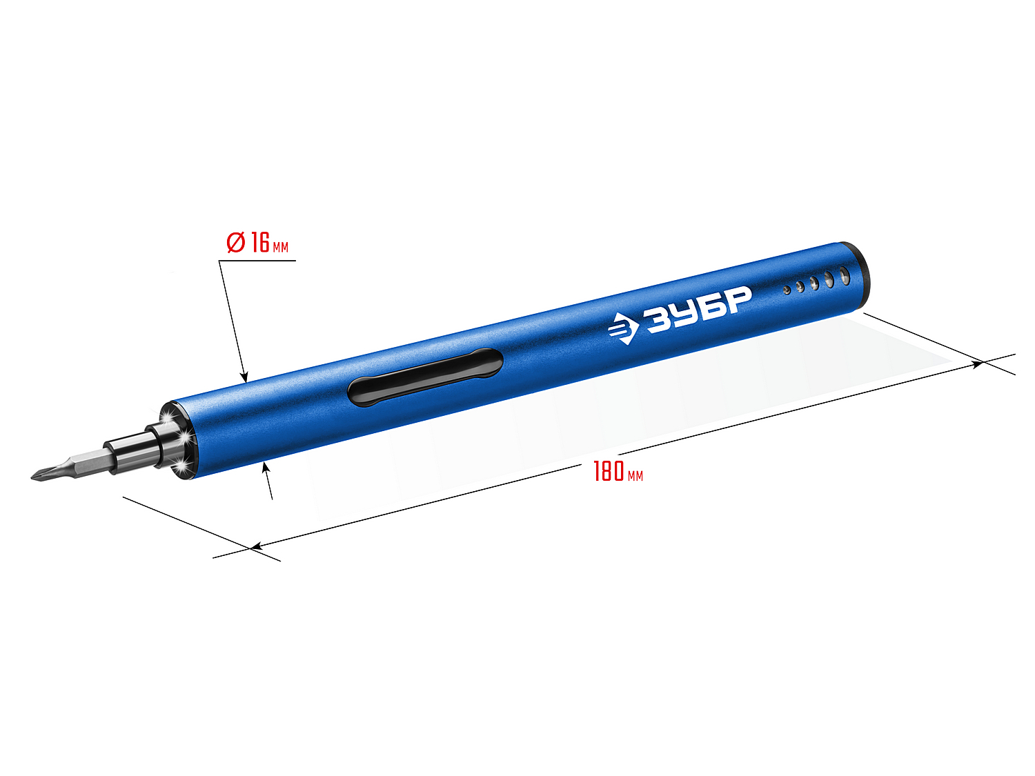 Отвертка аккумуляторная для точных работ ЗУБР ОТР-4 Н20 / 20 бит