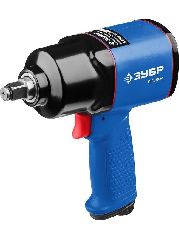 ЗУБР ПГ-880К, 1/2″, 880 Н·м, ударный пневматический гайковерт, Профессионал (64250)