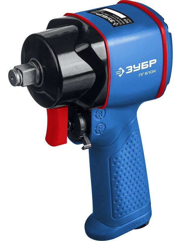 ЗУБР ПГ-610К, 1/2″, 610 Н·м, ударный пневматический гайковерт, Профессионал (64270)+M675