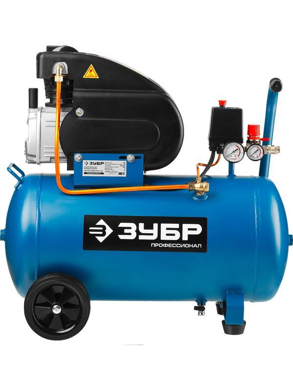 ЗУБР 240 л/мин, 50 л, 1500 Вт, масляный компрессор, Профессионал (ЗКПМ-240-50-1.5)