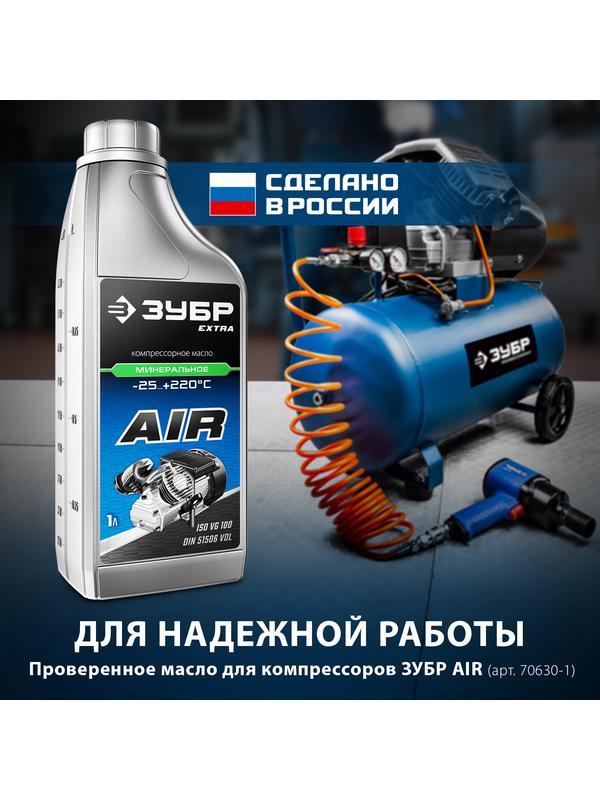 ЗУБР 440 л/мин, 100 л, 2200 Вт, ременной масляный компрессор, Профессионал (ЗКПМ-440-100-Р-2.2)