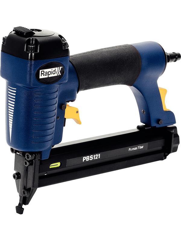 RAPID PBS121, тип 606 и гвоздей тип 300, 2-в-1 нейлер-степлер (гвозде/скобозабиватель) пневматический для узких скоб (5000053)