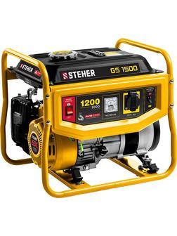 STEHER 1200 Вт, бензиновый генератор (GS-1500)