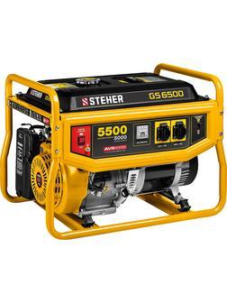 STEHER 5500 Вт, бензиновый генератор (GS-6500)