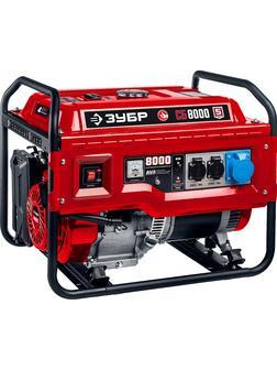 ЗУБР 8000 Вт, бензиновый генератор (СБ-8000)