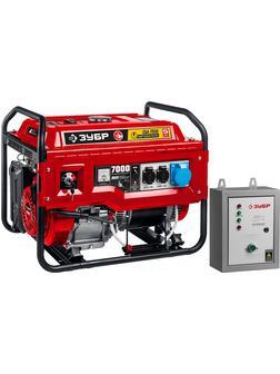 ЗУБР 7000 Вт, бензиновый генератор с автозапуском (СБА-7000)