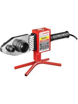 ЗУБР 800 Вт, паяльник для полипропиленовых труб, 6 насадок в комплекте (АСТ-800)