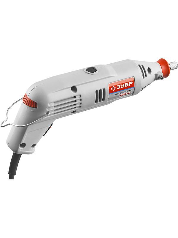 ЗУБР 176 предметов, 130 Вт, набор мини-насадок с гравером (ЗГ-130ЭК H176)