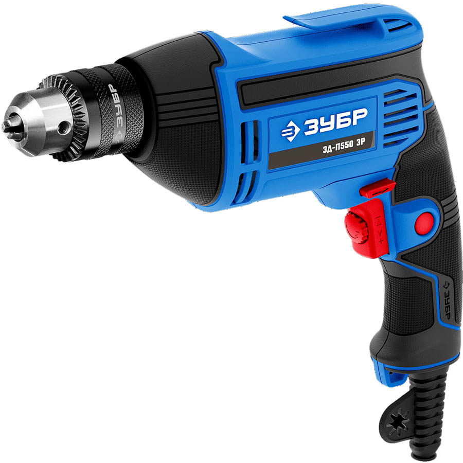 Дрель безударная ЗУБР ЗД-П550 ЭР, 13 мм. / 550 Вт.