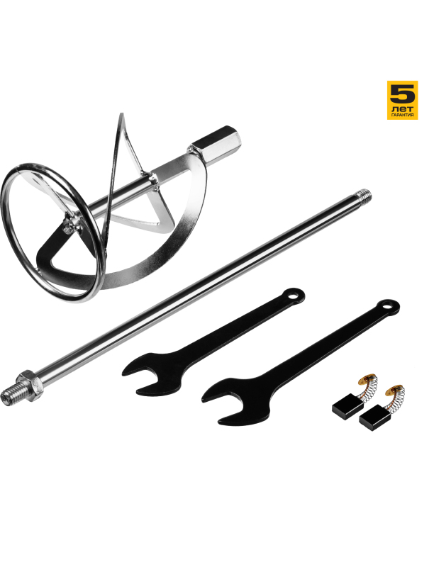 Строительный миксер ЗУБР МР-1400-2, М14, 2 скорости / 1400 Вт.