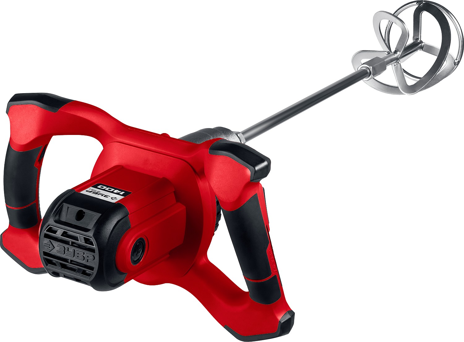 Строительный миксер ЗУБР МР-1400-2, М14, 2 скорости / 1400 Вт.