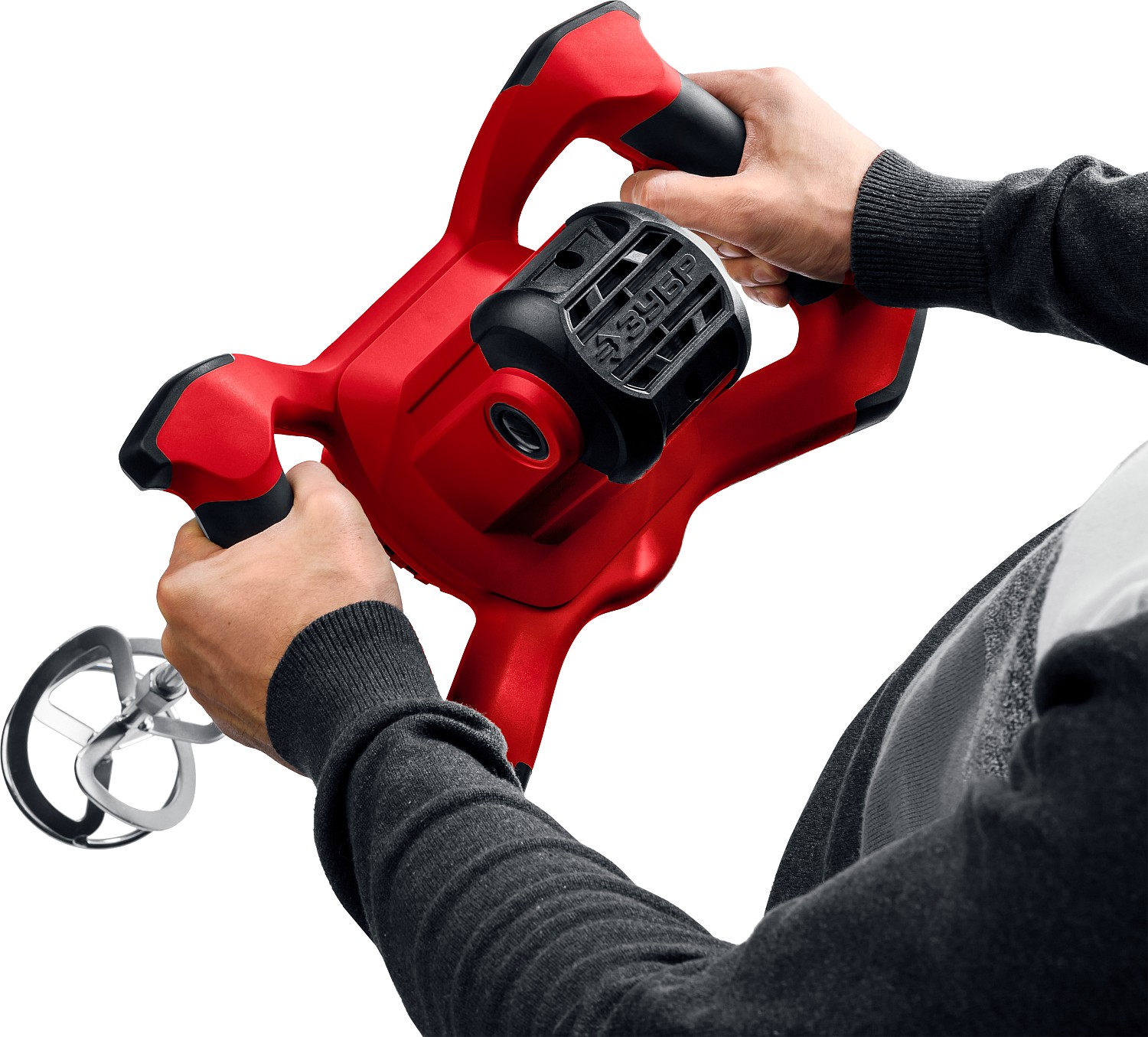 Строительный миксер ЗУБР МР-1400-2, М14, 2 скорости / 1400 Вт.