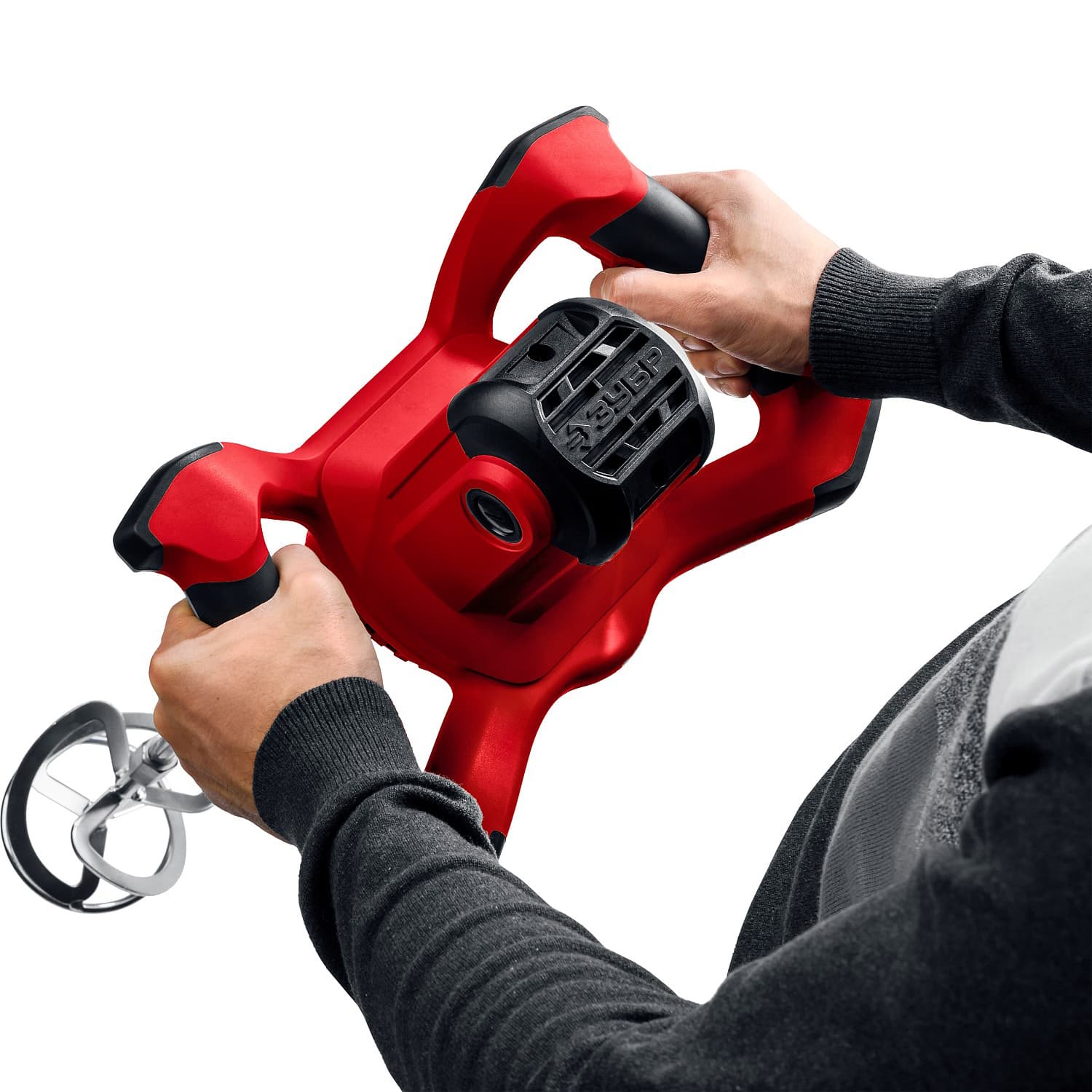 Строительный миксер ЗУБР МР-1600-2, М14, 2 скорости / 1600 Вт.