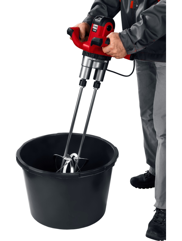 Строительный двойной миксер ЗУБР М27 МРД-1400 / 1400 Вт.