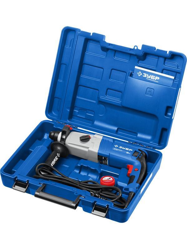 ЗУБР 32 мм, 1100 Вт, перфоратор SDS Plus, Профессионал (ЗП-32-1100 К)