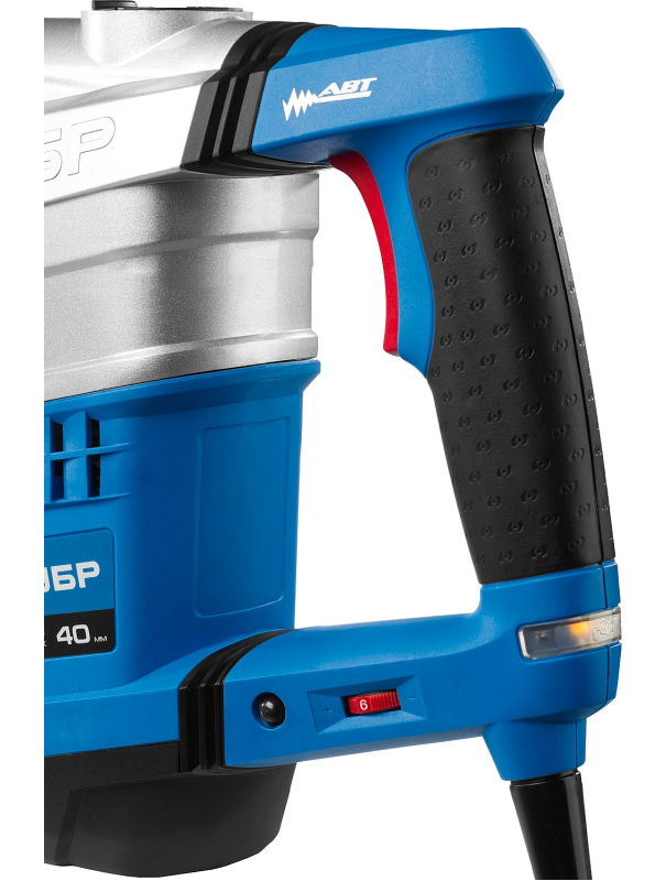 Перфоратор SDS-Max ЗУБР ЗПМ-40-1250 ЭВК АВТ. / 40 мм., 1250 Вт.