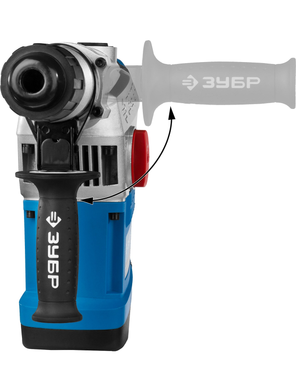 Перфоратор SDS-Max ЗУБР ЗПМ-40-1250 ЭВК АВТ. / 40 мм., 1250 Вт.