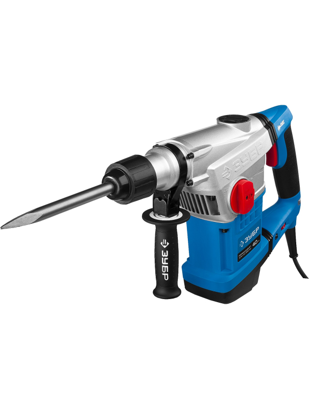 Перфоратор SDS-Max ЗУБР ЗПМ-40-1250 ЭВК АВТ. / 40 мм., 1250 Вт.
