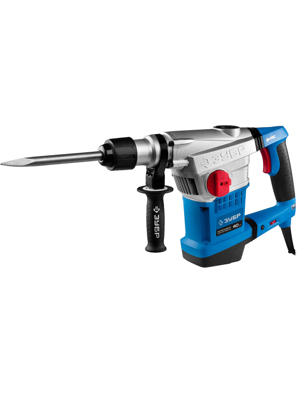 Перфоратор SDS-Max ЗУБР ЗПМ-40-1250 ЭВК АВТ. / 40 мм., 1250 Вт.