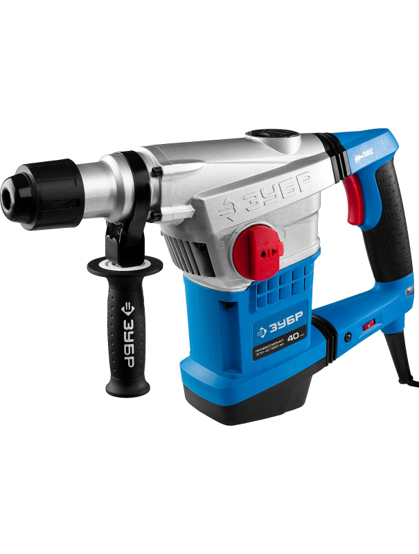 Перфоратор SDS-Max ЗУБР ЗПМ-40-1250 ЭВК АВТ. / 40 мм., 1250 Вт.