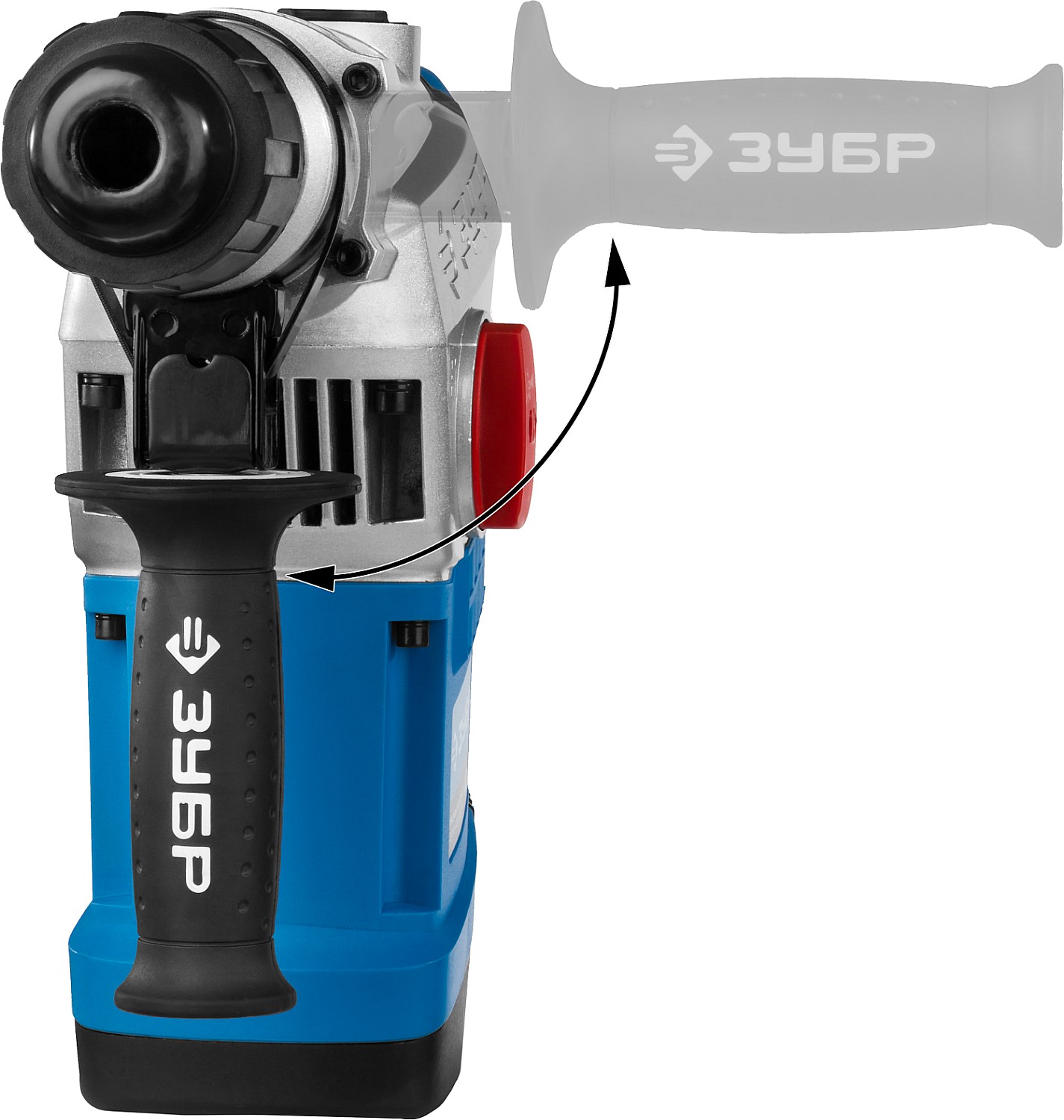 Перфоратор SDS-Max ЗУБР ЗПМ-40-1250 ЭВК АВТ. / 40 мм., 1250 Вт.