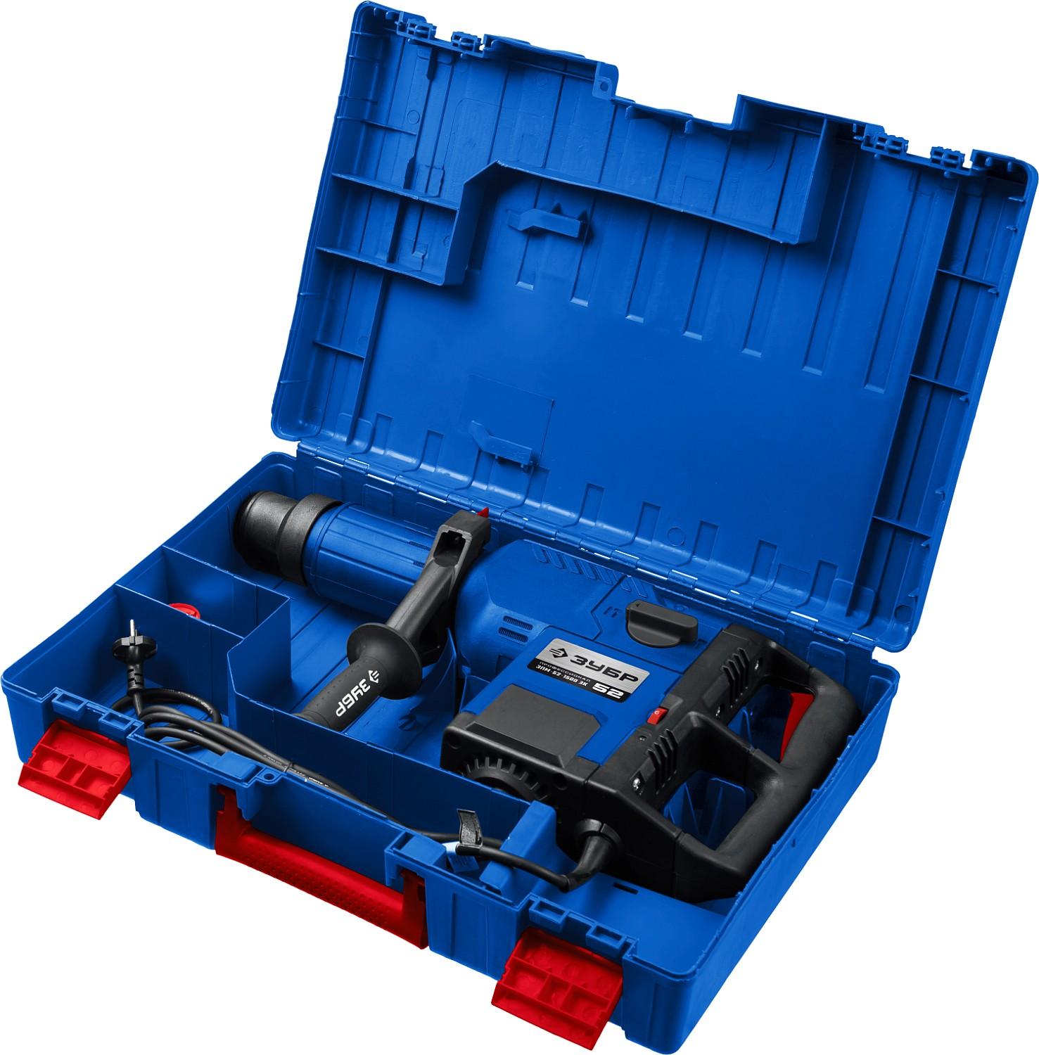 Перфоратор ЗУБР SDS-Max ЗПМ-52-1500 ЭК 52 мм. / 1500 Вт.