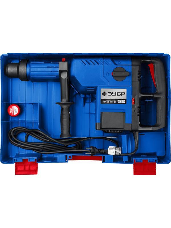 Перфоратор ЗУБР SDS-Max ЗПМ-52-1500 ЭК 52 мм. / 1500 Вт.