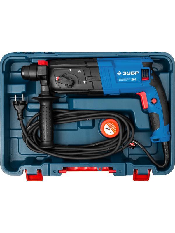 ЗУБР 24 мм, 750 Вт, перфоратор SDS Plus, Профессионал (ЗП-24-750 К)