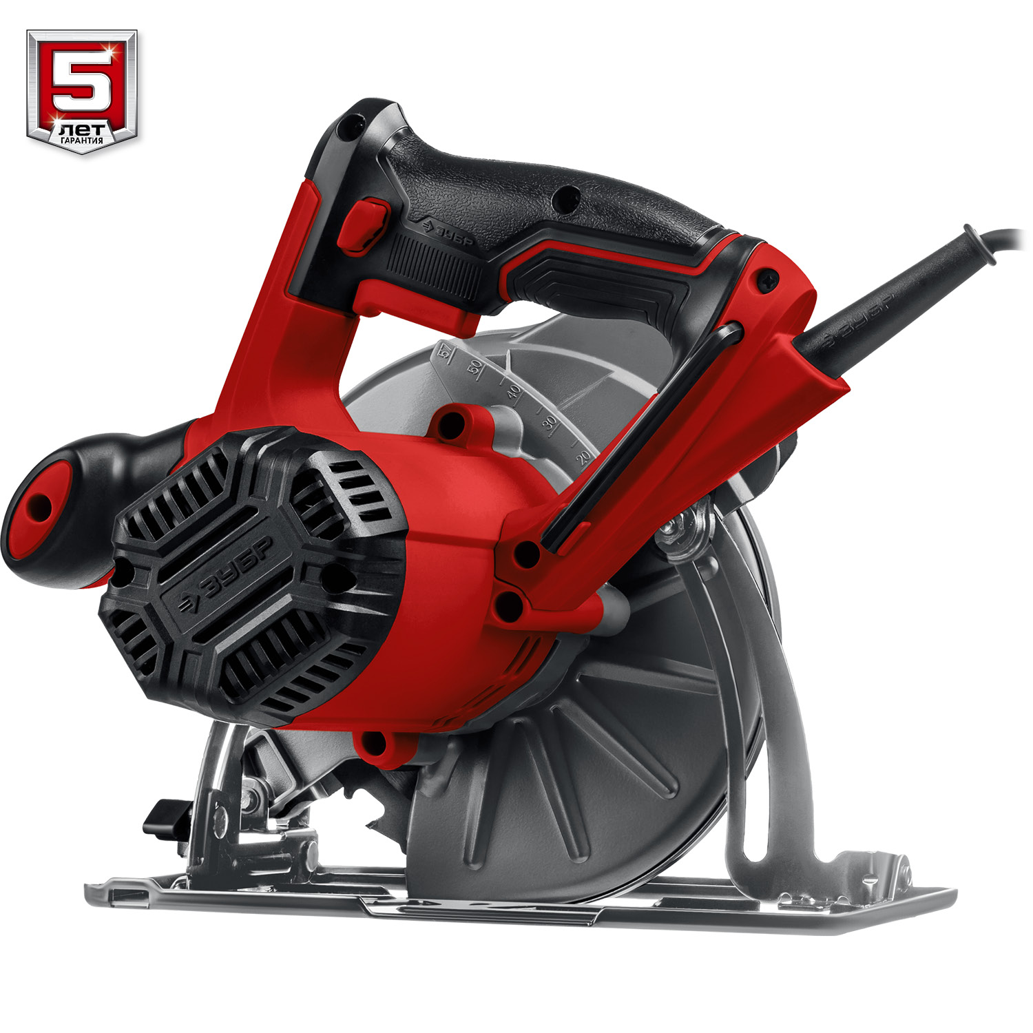 Пила циркулярна (дисковая) ЗУБР ПД-55 / d 165 мм. / 1300 Вт.